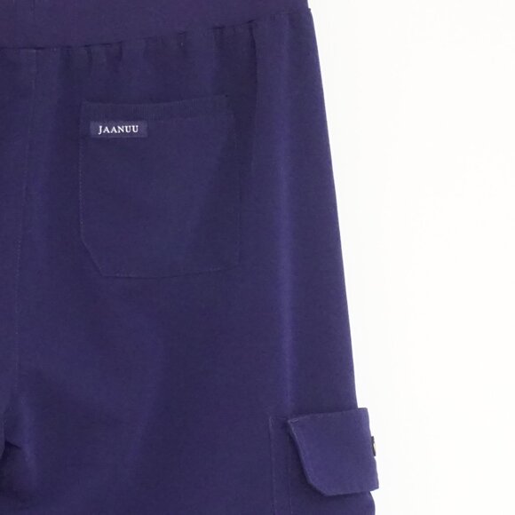 Jaanuu Purple Straight Leg Pants - Picture 4 of 7